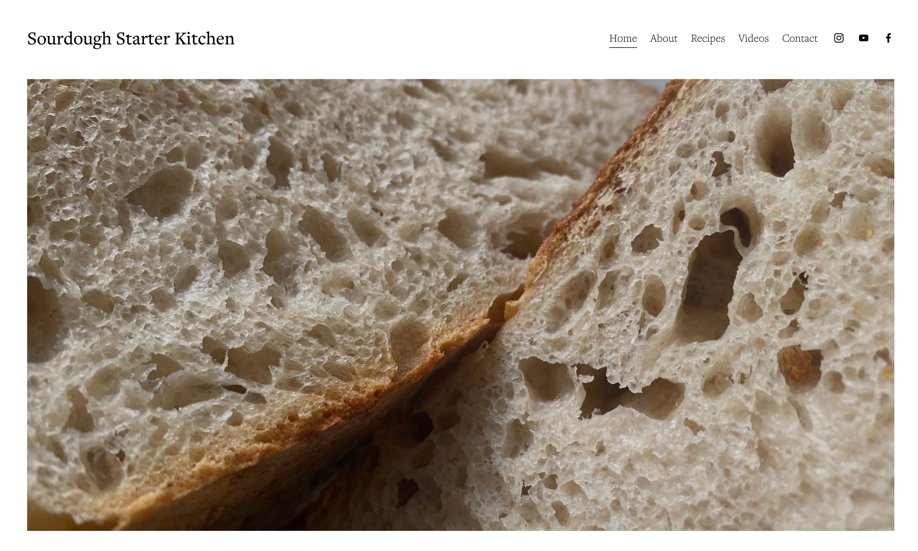 Screenshot of Sourdough Starter Kitchen - Content site + brand hub